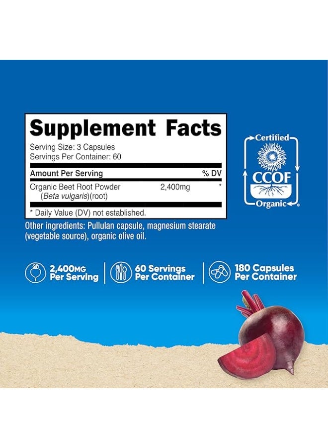 Nutricost, Beet Root, 180 Capsules (800 mg per Capsule) - Image 5